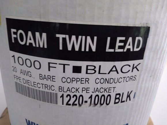 Foam Insulated Twin Lead 300 ohm