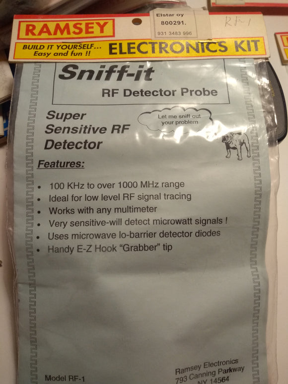 Ramsey Super Sensitive RF Detector Probe RF1