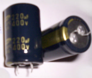 Electrolytic Capacitor 105 C, 220 uF, 400 V